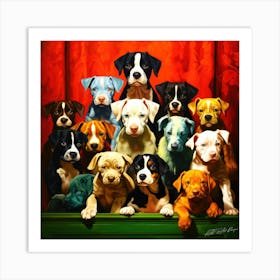 Puppies Nation - Puppies Everything Art Print