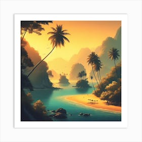 Tropical Paradise 16 Art Print