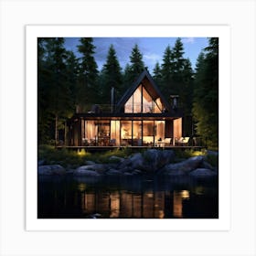 Cabin In The Woods 2 Art Print