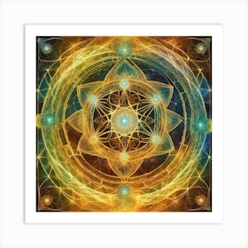 Flower of life 333 Art Print