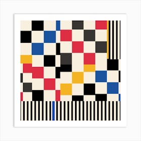 Squares Art Print