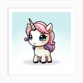 Cute Unicorn 211 Art Print