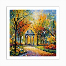 Gazebo In The Park Art Print