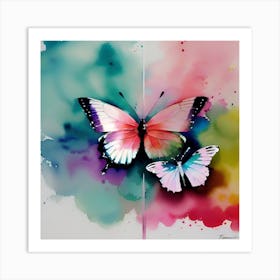 Butterfly Painting 25 Art Print