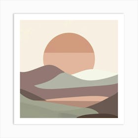 Abstract Landscape 1 Art Print