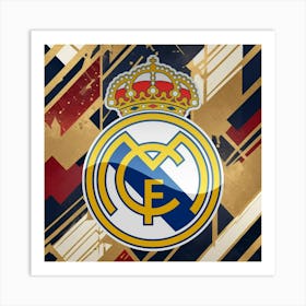 Real Madrid CF Logo Wall Art 2 Art Print