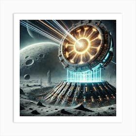 Lunar Core Cannon Converted Art Print