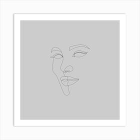 Woman'S Face 5 Art Print