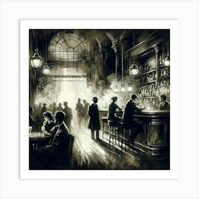 Bar In London Art Print