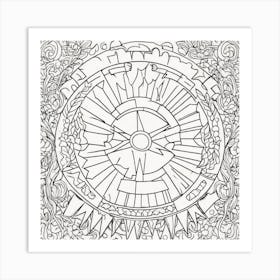 Coloring Pages For Adults Art Print