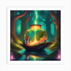 Fairy Jar Art Print