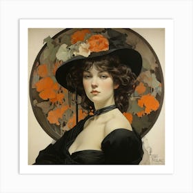 The Fatal Woman 1896 Georges De Feure Art Print 0 Art Print