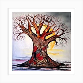 Baobab -Artwork Art Print