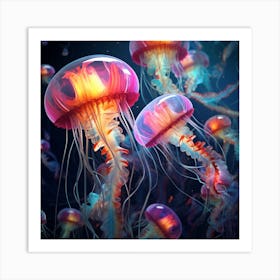 Jellyfish 9 Art Print