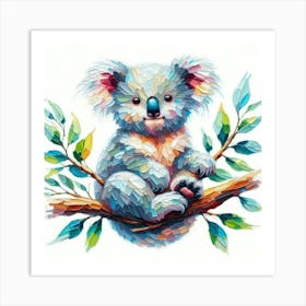 Koala Painting Art Print