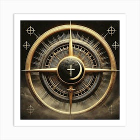 Compass 6 Art Print