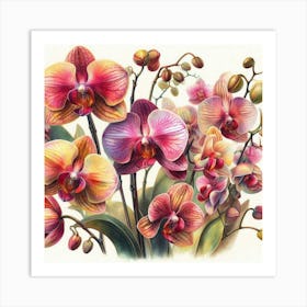 Orchids 11 Art Print