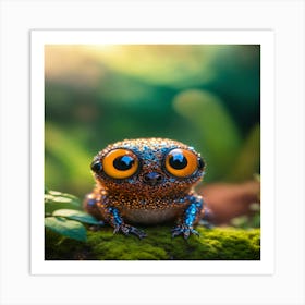 Frog With Big Eyes Art Print