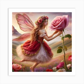 The Love For A Juliet Rose Art Print