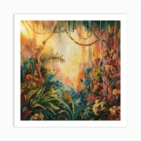 'The Jungle' 3 Art Print