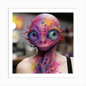 Aliens Tattoo Art Print