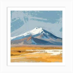 Chilean Mountain Art Print