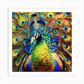 Peacock Art Print