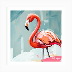 Flamingo 13 Art Print