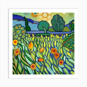 In The Garden van gogh wall art Art Print