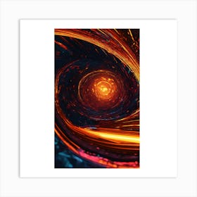 Abstract Fractal 1 Art Print