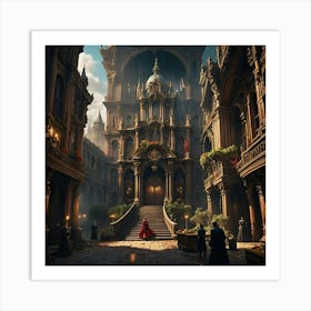 City In The Dark Art Print