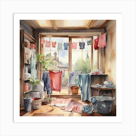 Laundry Room Art Print