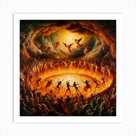 'The Ring Of Fire' Art Print