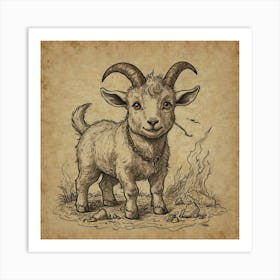 Goat! 5 Art Print