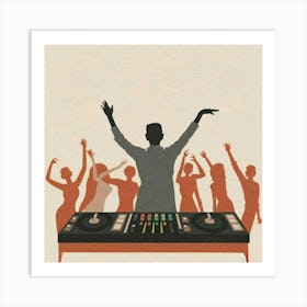 Dj Dj Dj Art Print