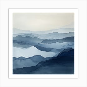 Blue Mountains Art Print