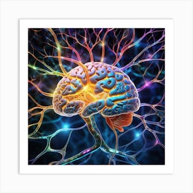 Brain And Nervous System 21 Art Print