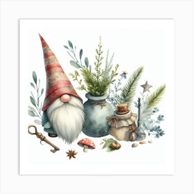 Gnome 5 Art Print