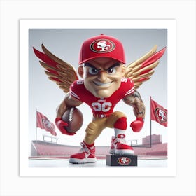 San Francisco 49ers 17 Art Print