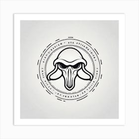 Sasquatch Logo Art Print