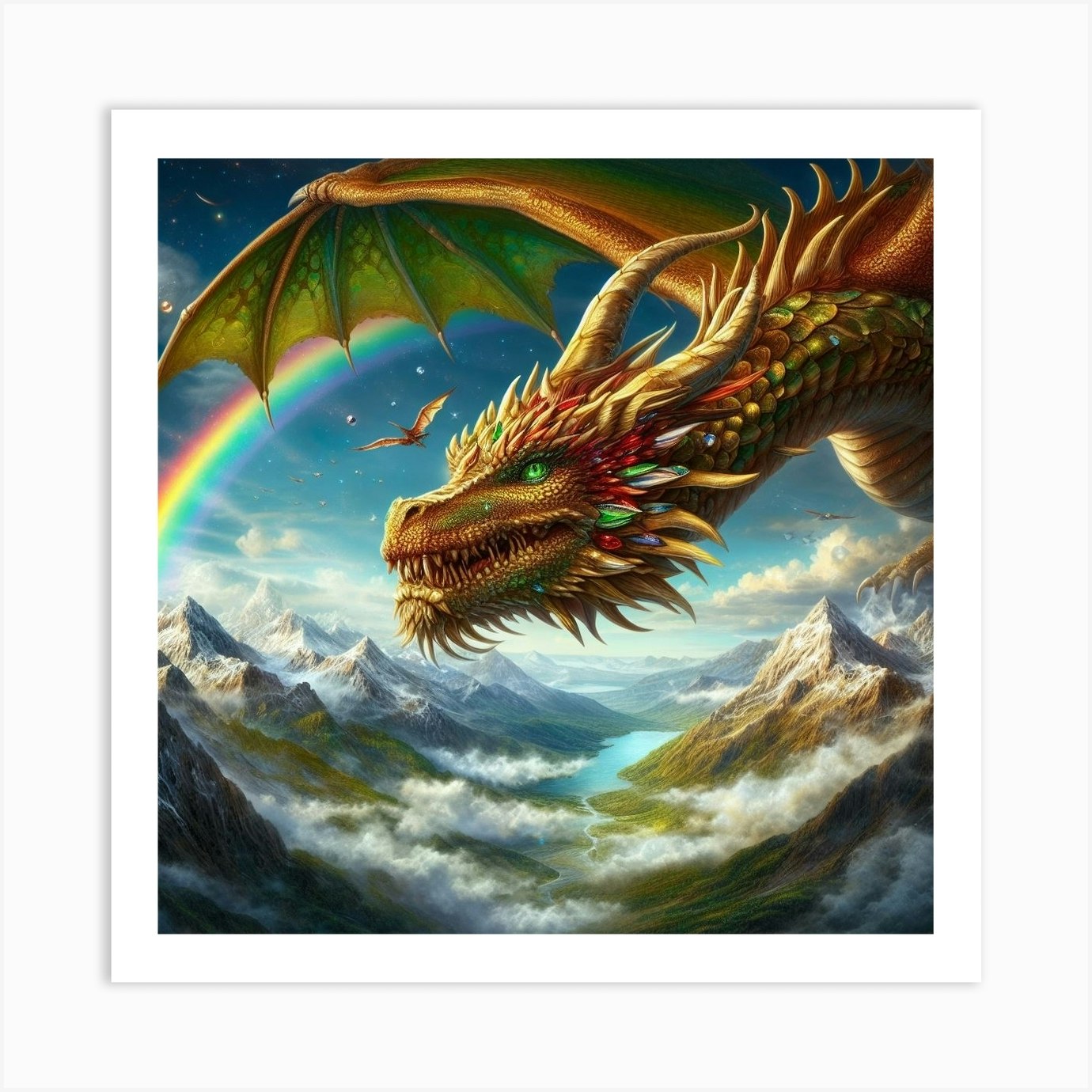 Diamond Painting - Golden Dragon 