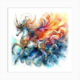 Unicorn 6 Art Print