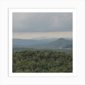 View Of The Blue Ridge Mountains Art Print