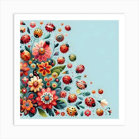 Ladybugs Art Print