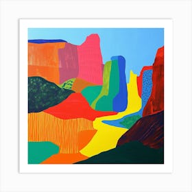 Colourful Gardens Garden Of The Gods Usa 2 Art Print