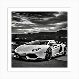 Lamborghini 57 Art Print