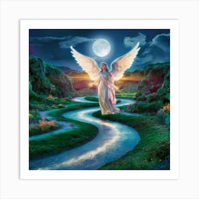 Angel Of The Night Art Print