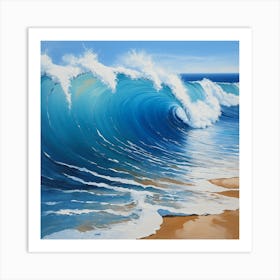 Ocean Wave 1 Art Print