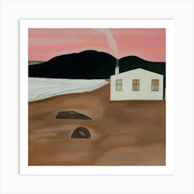 House On The Beach Art Print