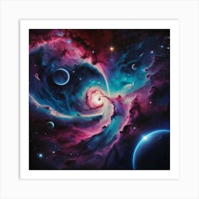 Nebula 5 Art Print